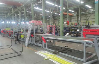 SP-7 rockwool/EPS Sandwich panel production line SP-7 rockwool/EPS Sandwich panel production line